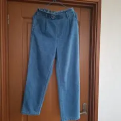 ウエストゴムデニムパンツ ライトブルーのサムネイル