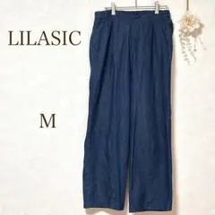 【LILASIC リラシク】パンツ　ズボン　綿　麻　イージーパンツ　カジュアル