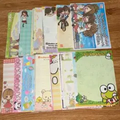 平成レトロ　バラメモ　バラメモ大量500枚 平成女児、メモ帳ハガキサイズ⑪