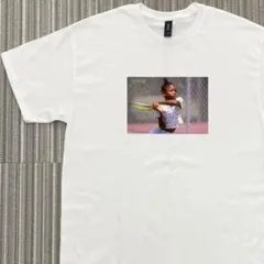 セリーナ・ウィリアムズ フォトプリント Tシャツ マーク・カルマン ホワイト L