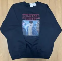 GU ヘビーウェイト スウェット ストレンジャー・シングス Ｌ ブラック