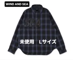 値下げ！WIND AND SEA Ombre Plaid Nel Shirt！ WIND AND SEA(ウィンダンシー) Ombre Plaid Open Collar S／S