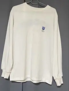 ADORN プリント 長袖カットソー ホワイト