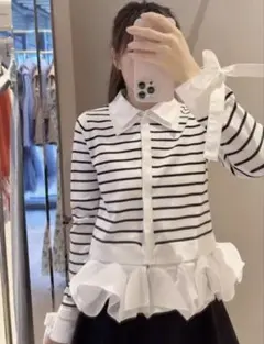 bibiy Bibiy. ROSIEPEPURAMUTOP ペプラム トップス - メルカリ