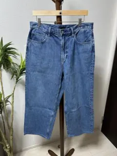 UNIQLO JEANS ワイドデニム 33 古着系