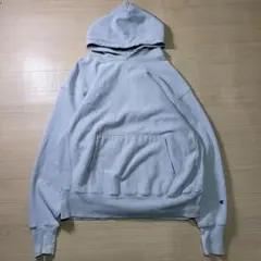 Champion リバースウィーブ　霜降りグレー　肉厚 パーカー　90's