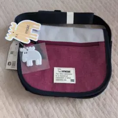 moz ショルダーバッグ ボルドー×ネイビーのサムネイル