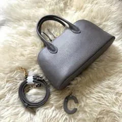 グレー ハンドバッグ