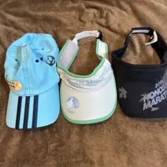 ホノルル　ノースシュアマラソン　キャップ　バイザーセット