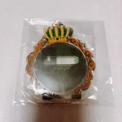 フクヤ　fukuya くじ　ロイヤルチェック　アクリル缶バッジスタンド　グリーン