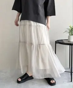 LOWRYS FARM シアーボリュームスカート