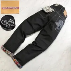 【新品未使用】SOHK バギー デニム ブラック ロゴ 刺繍 90s Y2Kのサムネイル