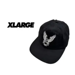 XLARGE EMBORIDERED イーグル CAP ブラック