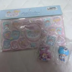 リトルツインスターズ 50周年記念 シール＆フィギュア