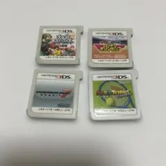 3DSソフトマリオ系4本まとめ売り　マリオカート7 大乱闘スマッシュブラザーズ