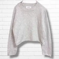 ZARA KIDS ザラキッズ クルーネックニット ライトグレー 150 152