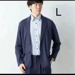 ネイビー テーラードジャケット