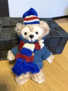 ③新品☆ダッフィー☆ぬいぐるみバッジ☆ぬいば☆