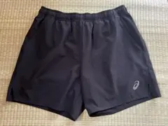 アシックス トレーニング ショートパンツ ブラック　L ランニングのサムネイル