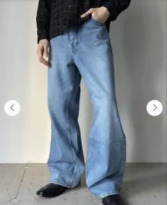 VUJADE STEVE WIDE-LEG DENIM LIGHT BLUE - メルカリ