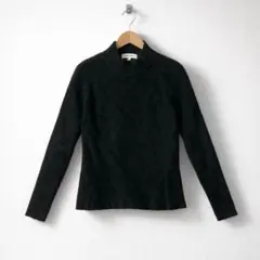 フロイデ✨️長袖ニット セーター ハイネック ブラック Mサイズ モックネック
