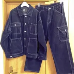 セットアップ コーデュロイ