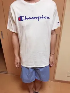 Champion チャンピオン ロゴ Tシャツ ホワイトのサムネイル
