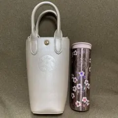 新品未使用タグ付／Starbucks桜タンブラー・バッグ・ラッピング袋セット