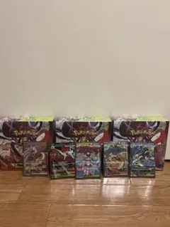 ポケモンカードセット 5枚+ボックス3個