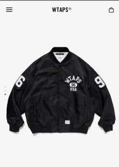 21AW WTAPS TEAM JACKET 黒 M 新品 Wtaps-Team-Jacket-251TQDT-