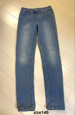 デニムストレッチスキニーパンツ140