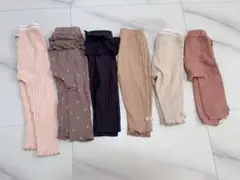 80〜90サイズ Loulou Ami 他ベビーレギンス 6点セット