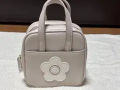 マリークワント　ポーチ　ページュ