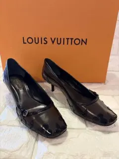 LOUIS VUITTON モノグラム フラワーパンプス ブラウン22.5cmのサムネイル