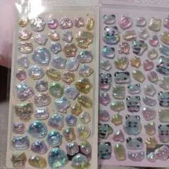 3Dリーフクリスタルシールセット 2シート♡