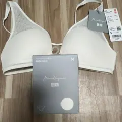 ユニクロ×マメクロゴウチ　ワイヤレスブラ　ショーツ　メッシュ　新品