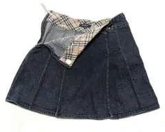BURBERRY LONDON デニムスカート 160A 美品 ノバチェック