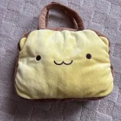 ぬいぐるみバッグ 食パン　水玉