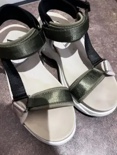 ZARA ザラ　フラットフォームスポーツサンダル　37サイズ