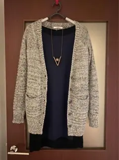 レリューム relume カーディガン グレーミックス　F