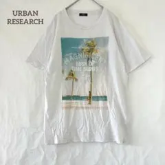 アーバンリサーチ プリントTシャツ 半袖 カットソー 白 L プルオーバーのサムネイル