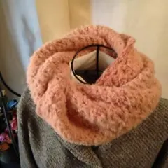 手編みハンドメイド被るだけで可愛いスヌード　№３５４