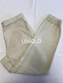 UNIQLO デニムクライムパンツ ベージュ M