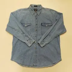 CHAPS RALPH LAUREN 90s デニムシャツ メタルボタン