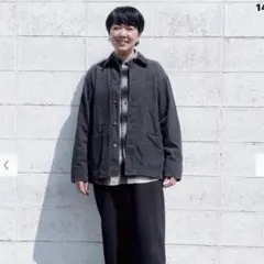 유니클로 코듀로이 재킷 다크 그레이