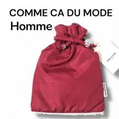 タグつき COMME CA DU MODE 小さめポーチ ビーズフリンジ 巾着