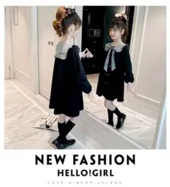 女の子 ワンピース 服 春 秋 結婚式 発表会 入学式 キッズ 130センチ