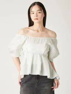 フレイアイディー　2wayぺプラムパフチュニック