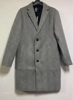 LAKOLE ラコレ ウーリーテック　チェスターコート チェックL