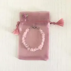 ローズクォーツ☆素敵なエレガントブレスレット☆☆☆